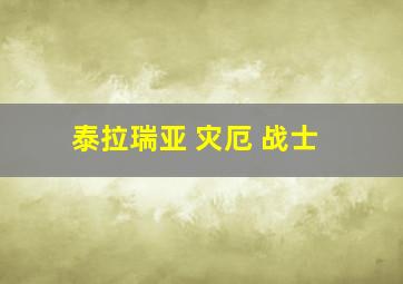 泰拉瑞亚 灾厄 战士